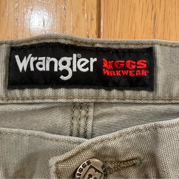 Wrangler Riggs Workwear Pants Men's 34 x 32 Khaki Carpenter Ripstop Carpenter - Picture 5 of 8